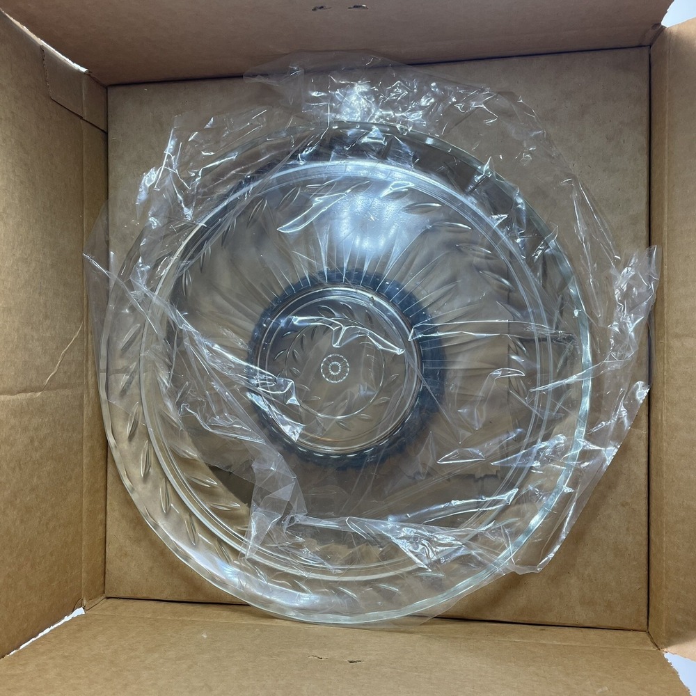 Vintage Cake Plate 13 1/2" Diameter Plate With A Silver Played Base In Original - Picture 4 of 11